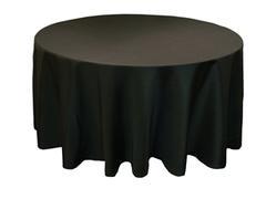 Table Linen - Round Black 120 Inch Table Linen - Round Black 120 Inch
