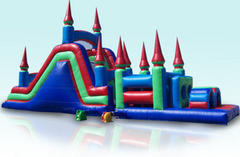 48ft Castle Slide Obstacle 48ft Castle Slide Obstacle