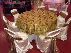 Overlay - Gold with embroidered design Overlay - Gold with embroidered design