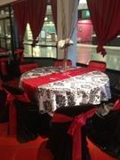 Overlay - White and Black damask print Overlay - White and Black damask print