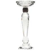 Center Piece: Clear Glass Crystal Bling Candle Holder Center Piece: Clear Glass Crystal Bling Candle Holder
