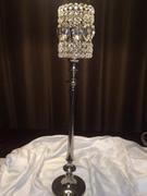 Center Piece: Crystal Tall Candle Holder Center Piece: Crystal Tall Candle Holder